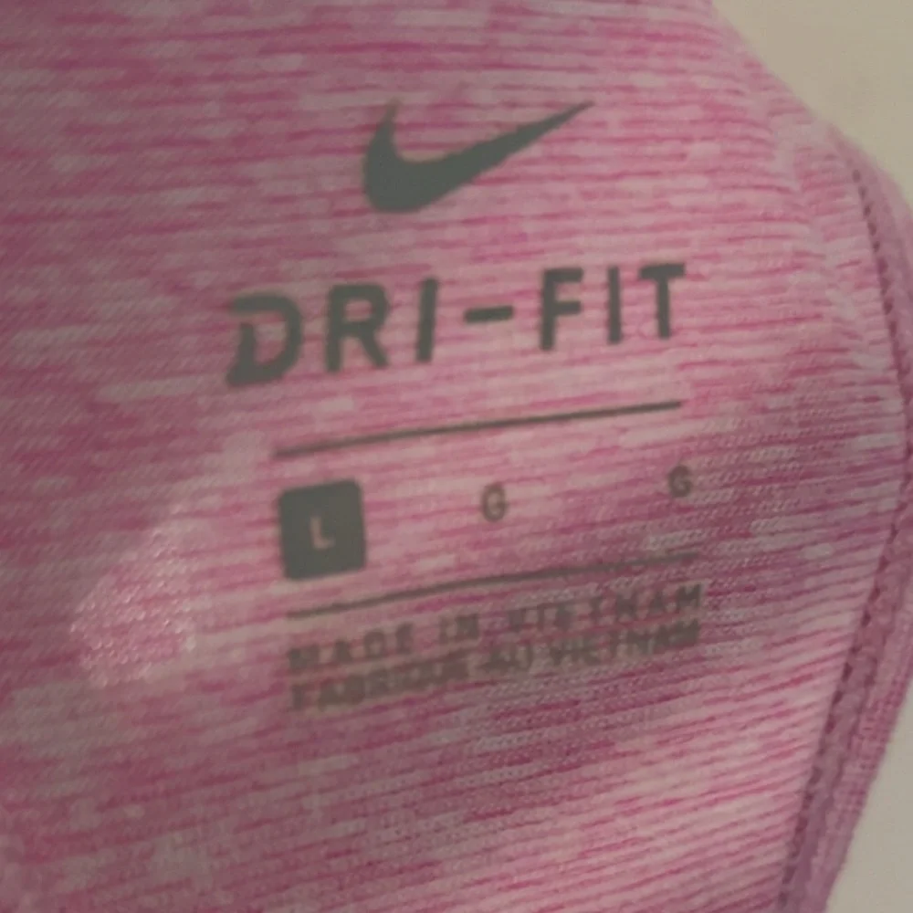 Nike Pink Tank Top with White Accents